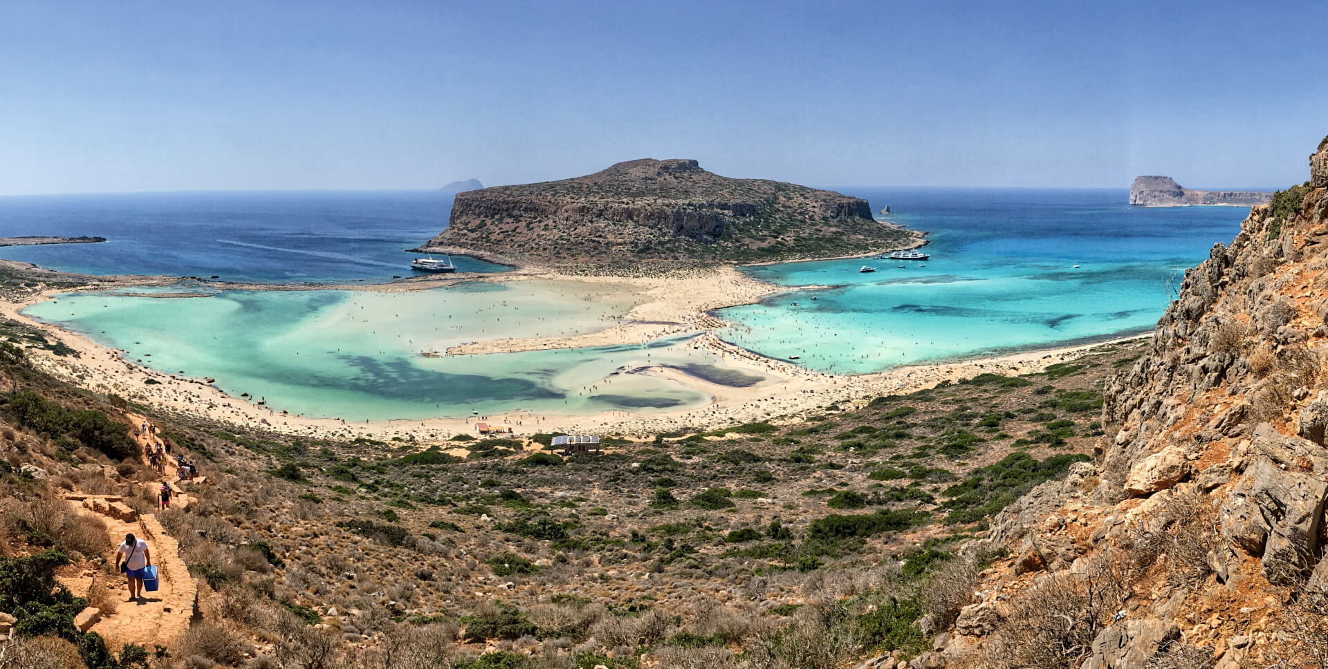 Περιήγηση στη λιμνοθάλασσα του Μπάλου στην Κρήτη