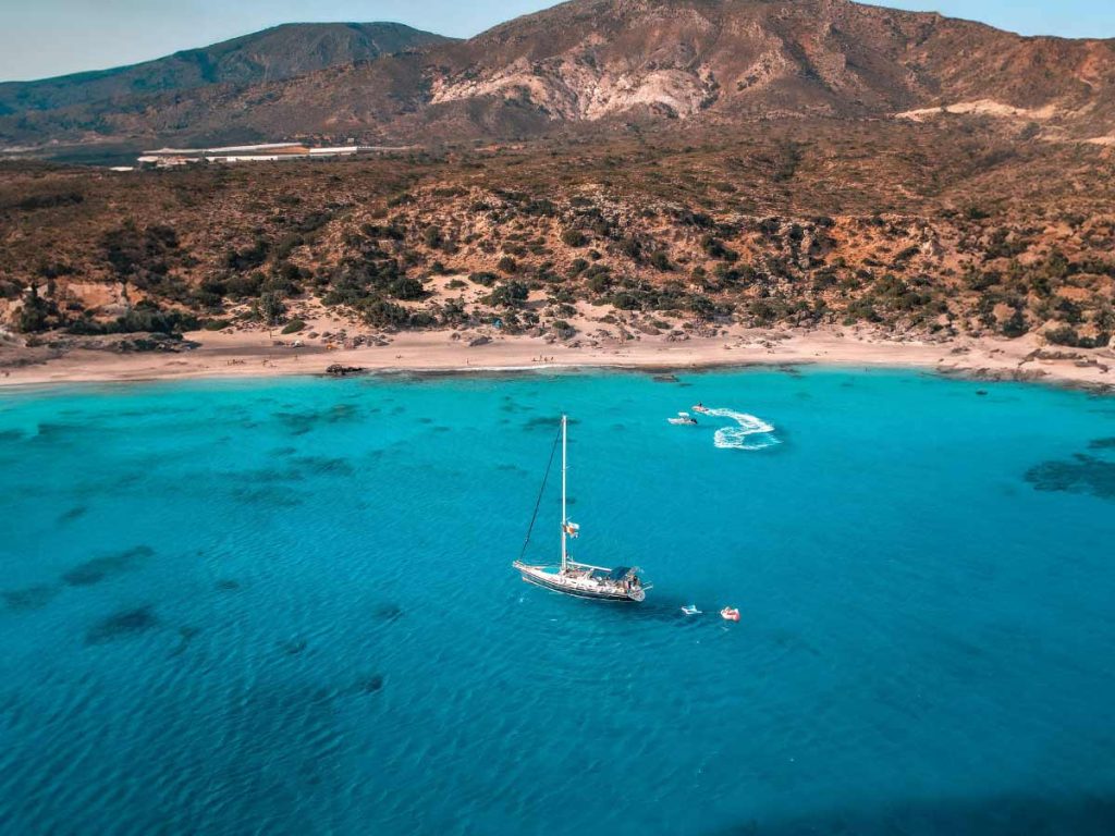 Kedrodasos strand i Chania, Kreta